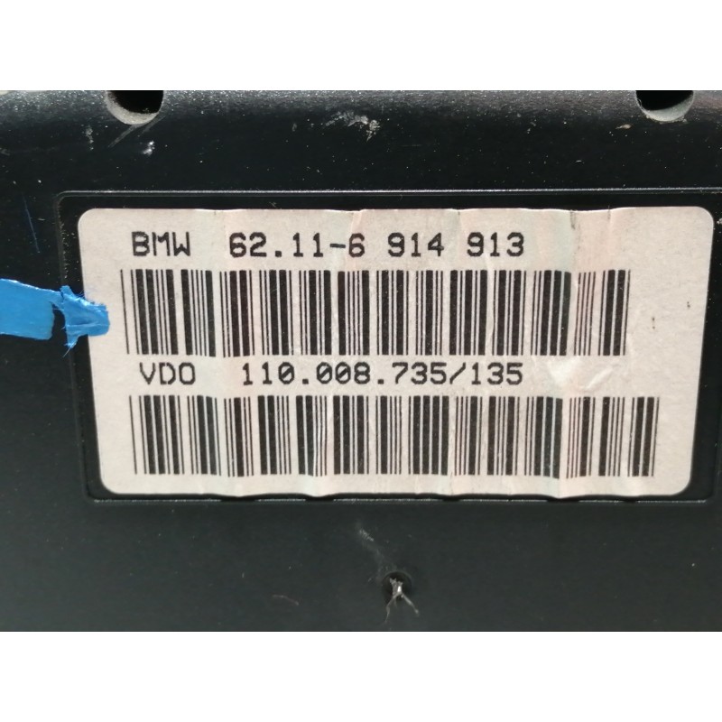 Recambio de cuadro instrumentos para bmw serie 5 touring (e39) 525d referencia OEM IAM 62116914913 87001313 87001374