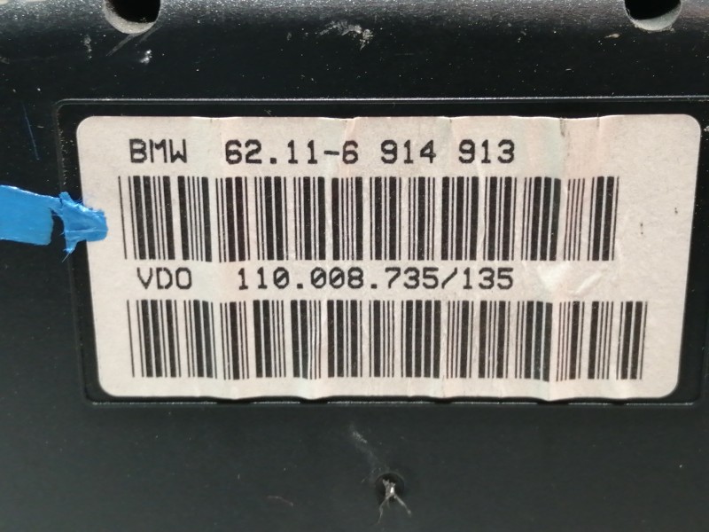 Recambio de cuadro instrumentos para bmw serie 5 touring (e39) 525d referencia OEM IAM 62116914913 87001313 87001374