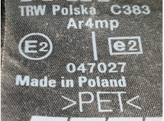 Recambio de cinturon seguridad delantero derecho para fiat seicento (187) active referencia OEM IAM 047027   2