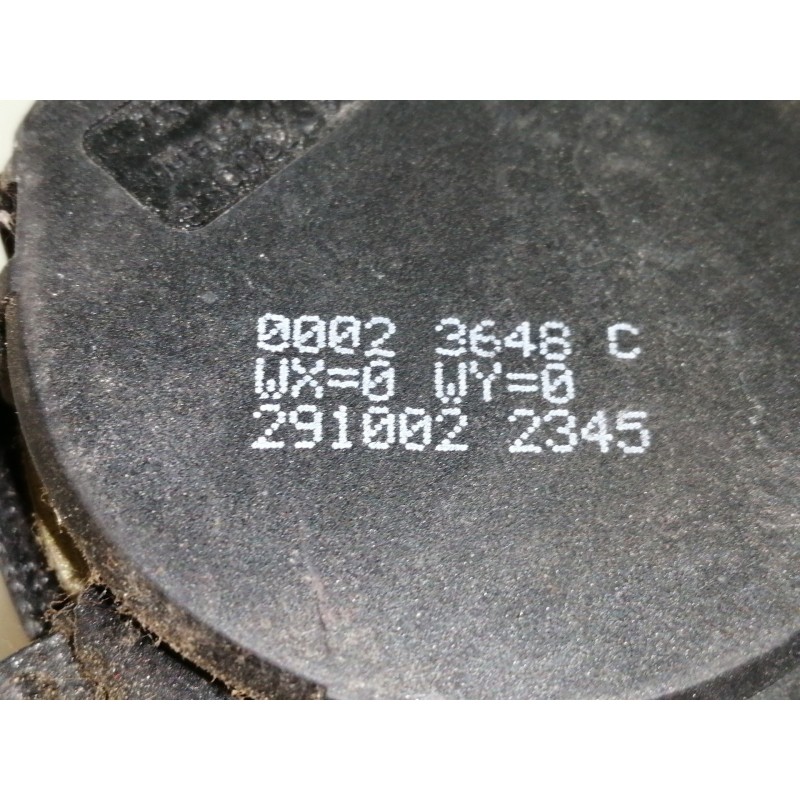 Recambio de cinturon seguridad trasero izquierdo para fiat seicento (187) active referencia OEM IAM 00023648  