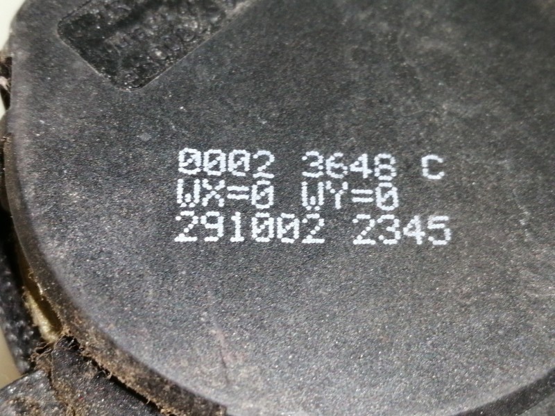 Recambio de cinturon seguridad trasero izquierdo para fiat seicento (187) active referencia OEM IAM 00023648  