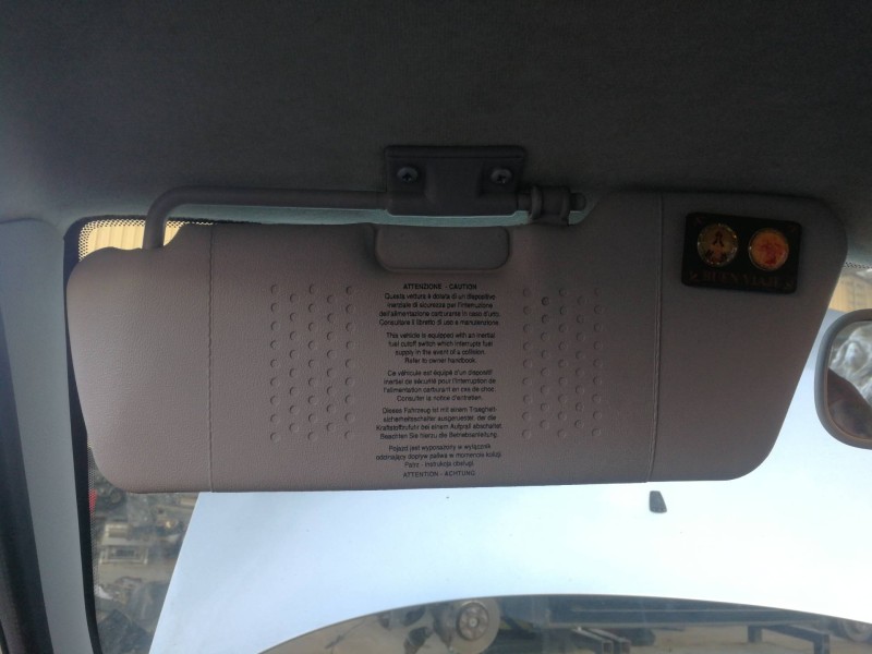 Recambio de parasol izquierdo para fiat seicento (187) active referencia OEM IAM   