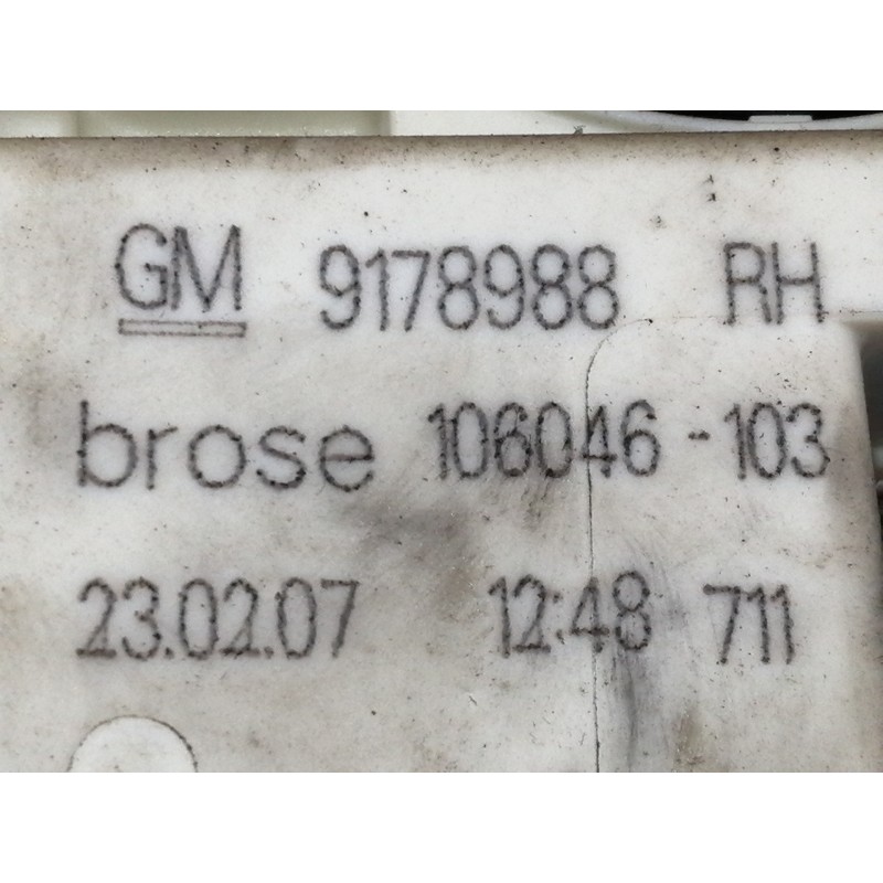 Recambio de elevalunas delantero derecho para opel vectra c berlina elegance referencia OEM IAM 9178986  