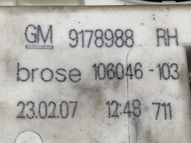 Recambio de elevalunas delantero derecho para opel vectra c berlina elegance referencia OEM IAM 9178986  