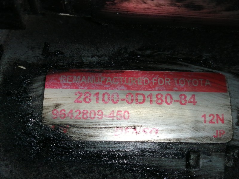 Recambio de motor arranque para toyota avensis wagon (t25) 1.8 sol referencia OEM IAM 281000D18084 9642809450 