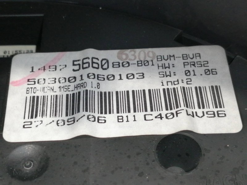 Recambio de pantalla multifuncion para fiat ulysse (179) 2.0 jtd active (100kw)(2008) referencia OEM IAM 1497566080B01 503001060