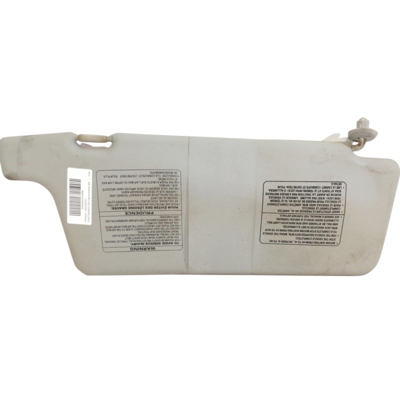 Recambio de parasol izquierdo para ford ranger (er) cabina doblea 4x4 referencia OEM IAM   