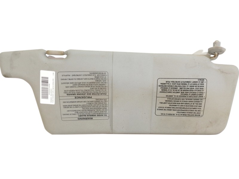 Recambio de parasol izquierdo para ford ranger (er) cabina doblea 4x4 referencia OEM IAM   