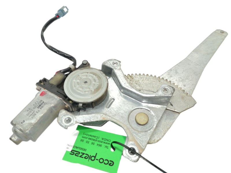 Recambio de elevalunas trasero izquierdo para ford ranger (er) cabina doblea 4x4 referencia OEM IAM UH847358X 8621002900 