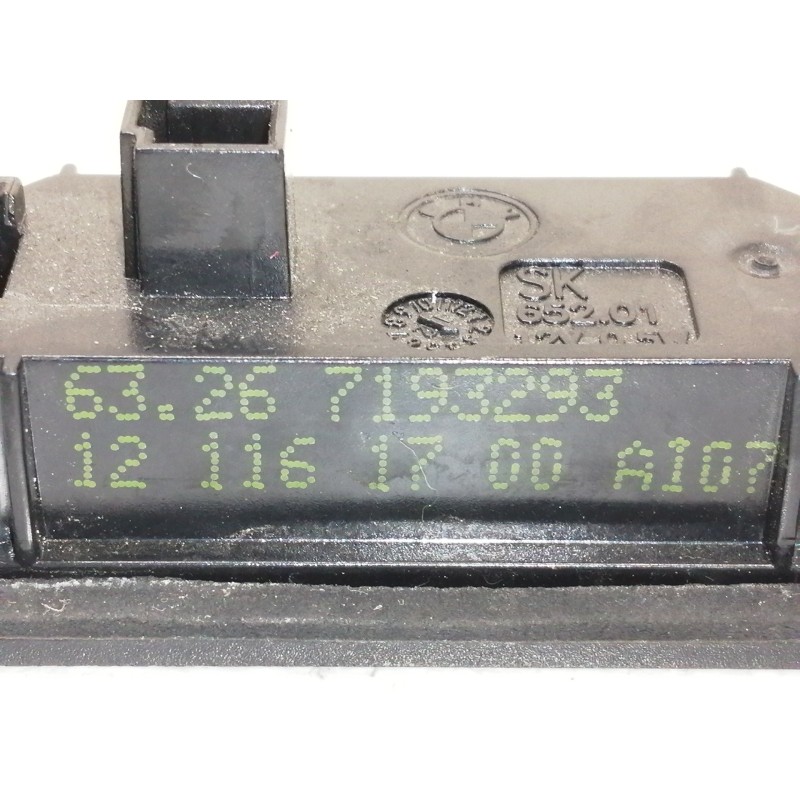 Recambio de piloto matricula para bmw serie 5 lim. (f10) 535d referencia OEM IAM 63267193293  