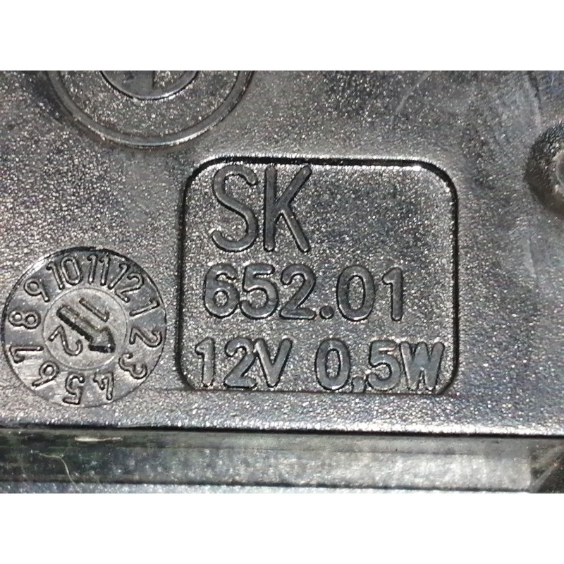 Recambio de piloto matricula para bmw serie 5 lim. (f10) 535d referencia OEM IAM 63267193293  