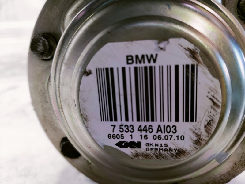 Recambio de transmision trasera derecha para bmw serie 1 coupe (e82) 118d referencia OEM IAM 7533446AI03 33217533446 