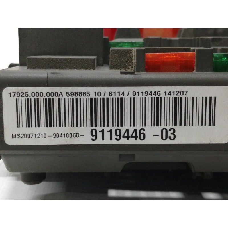 Recambio de caja reles / fusibles para bmw serie 3 berlina (e90) 320d referencia OEM IAM 911944603 911944603 