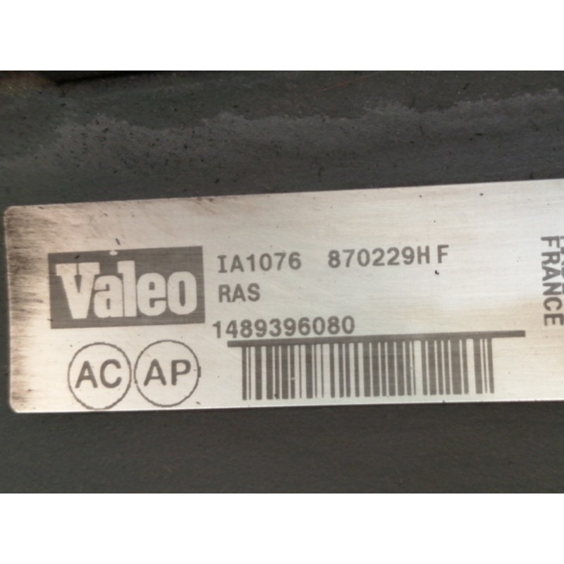 Recambio de intercooler para lancia phedra (180) 2.2 jtd 16v executive referencia OEM IAM 1489396080 870229H 