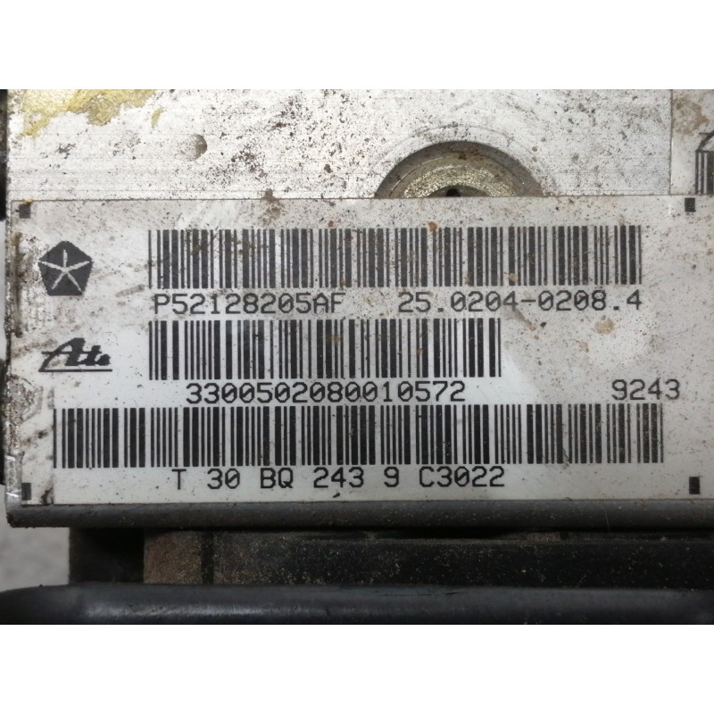 Recambio de abs para chrysler jeep gr.cherokee (wj/wg) 3.1 td cat referencia OEM IAM P52128205AF 56041022AGA 25094601383 2502040
