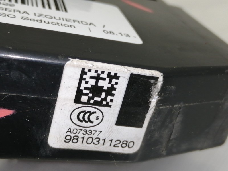 Recambio de cerradura puerta trasera izquierda para citroën c4 grand picasso seduction referencia OEM IAM 9810311280  