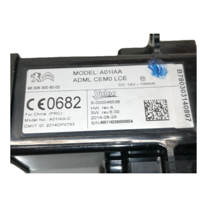 Recambio de conmutador de arranque para citroën c4 grand picasso seduction referencia OEM IAM S000048536  