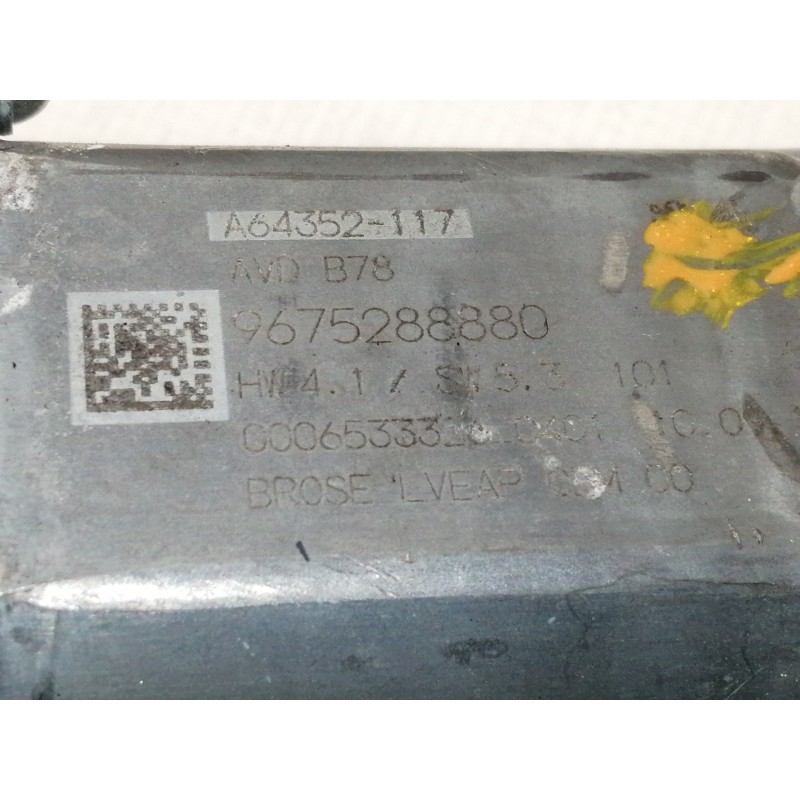 Recambio de elevalunas delantero derecho para citroën c4 grand picasso seduction referencia OEM IAM 9675924680  