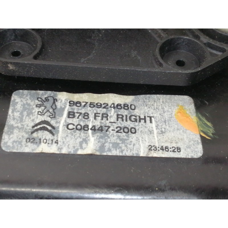 Recambio de elevalunas delantero derecho para citroën c4 grand picasso seduction referencia OEM IAM 9675924680  