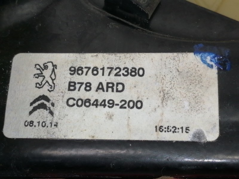 Recambio de elevalunas trasero derecho para citroën c4 grand picasso seduction referencia OEM IAM 9676172380  