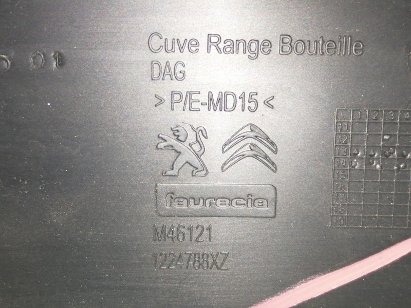 Recambio de guantera para citroën c4 grand picasso seduction referencia OEM IAM 1224788XZ  