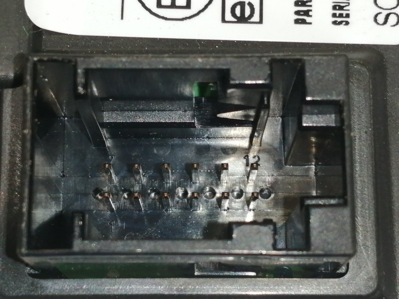 Recambio de pantalla multifuncion para ford fiesta (cb1) trend referencia OEM IAM 18B955 BA6T18B955FB B4K50V000949 