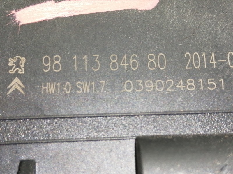 Recambio de motor limpia delantero para citroën c4 grand picasso seduction referencia OEM IAM 9811384680  