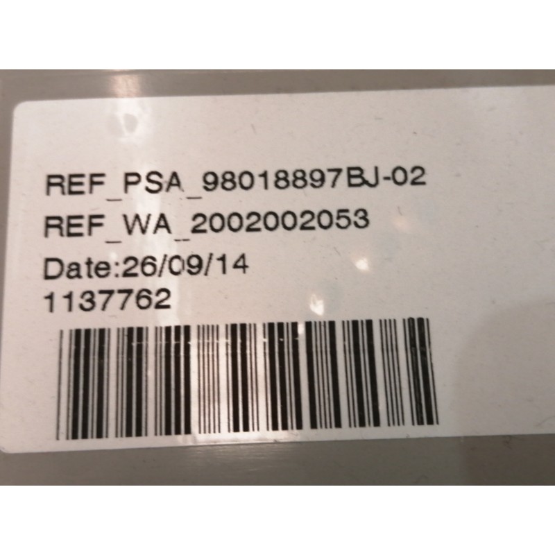 Recambio de parasol izquierdo para citroën c4 grand picasso seduction referencia OEM IAM 98018897BJ  