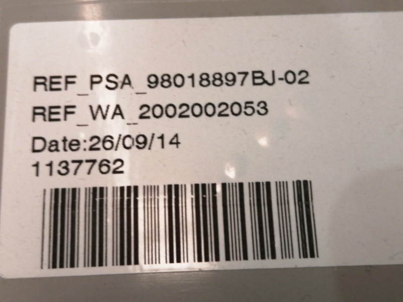 Recambio de parasol izquierdo para citroën c4 grand picasso seduction referencia OEM IAM 98018897BJ  