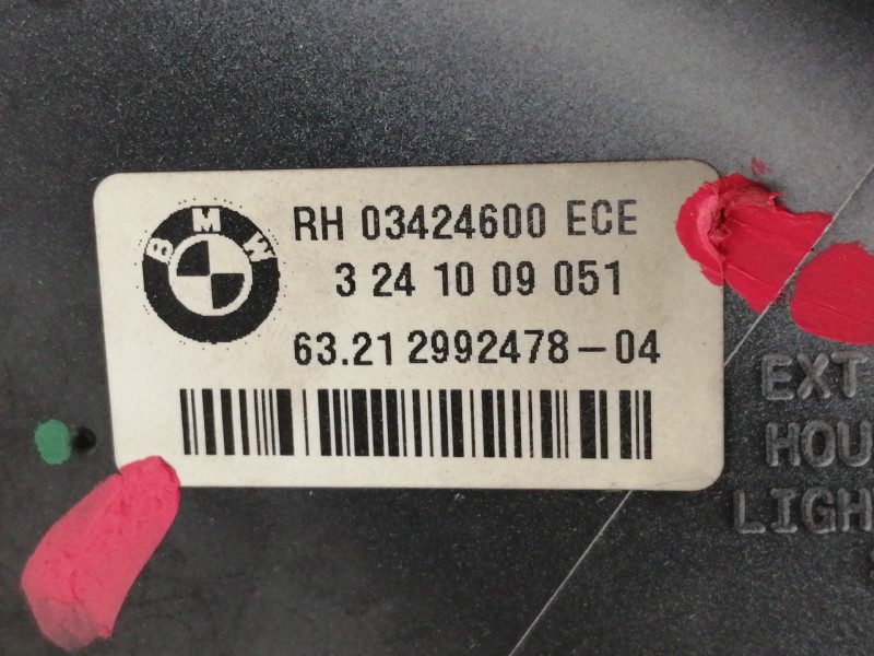 Recambio de piloto trasero derecho para bmw x1 (e84) xdrive 20d referencia OEM IAM RH03424600ECE  