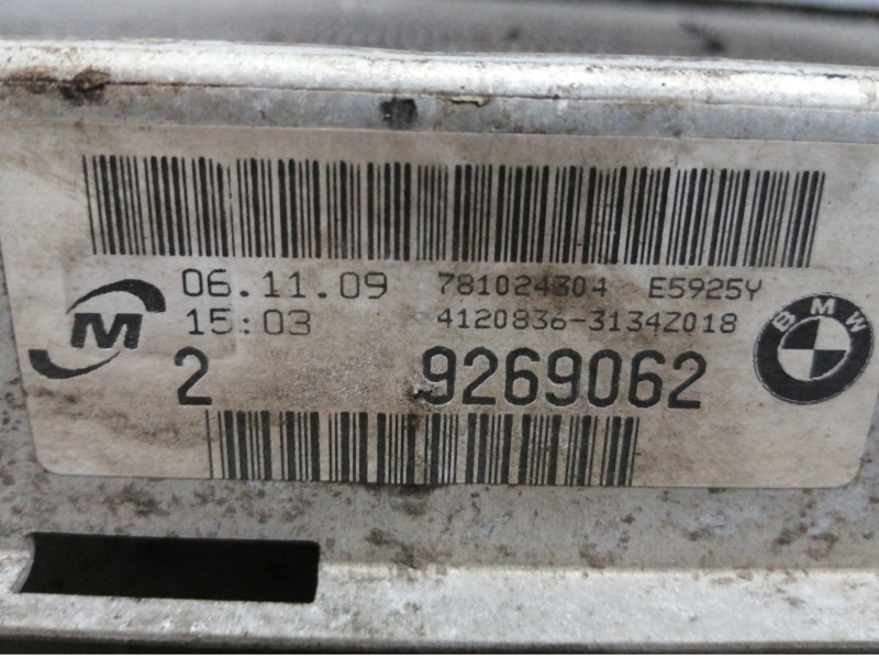 Recambio de radiador agua para bmw x1 (e84) xdrive 20d referencia OEM IAM E5925Y 9269062 