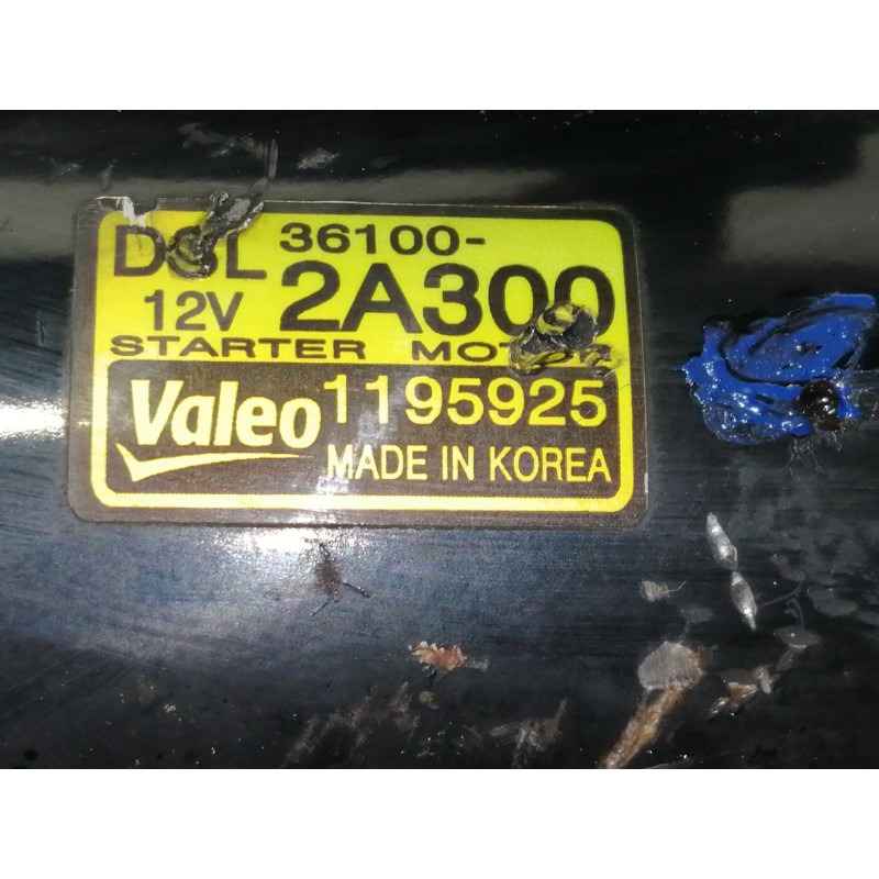 Recambio de motor arranque para hyundai i30 (gd) classic referencia OEM IAM 361002A300  