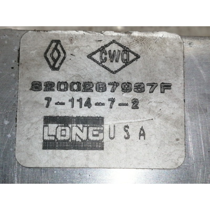 Recambio de enfriador aceite motor para renault clio iii authentique referencia OEM IAM 8200287937F  