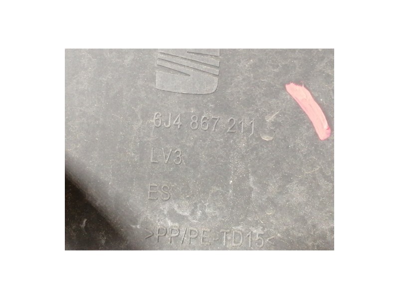 Recambio de guarnecido puerta trasera izquierda para seat ibiza (6j5) emoción referencia OEM IAM 6J4867211  