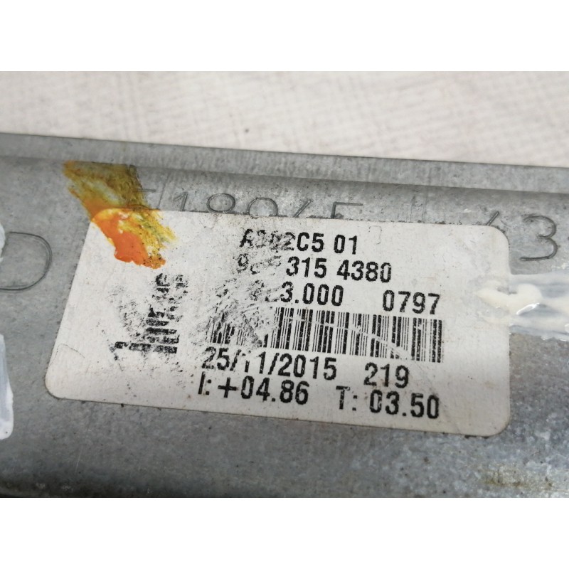 Recambio de elevalunas delantero derecho para peugeot 208 active referencia OEM IAM 9674254380 0130822702 ELECTRICO 5 PUERTAS