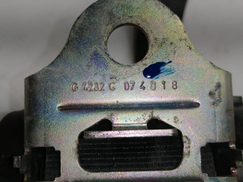 Recambio de cinturon seguridad trasero central para ford c-max (cb3) ghia referencia OEM IAM 3M51R611B68 601597800D 