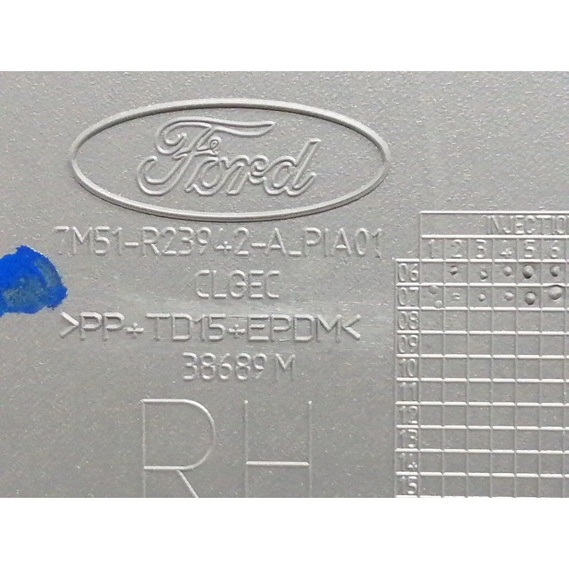 Recambio de guarnecido puerta delantera derecha para ford c-max (cb3) ghia referencia OEM IAM 7M51R23942  