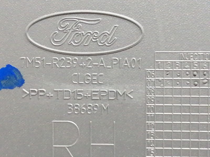 Recambio de guarnecido puerta delantera derecha para ford c-max (cb3) ghia referencia OEM IAM 7M51R23942  