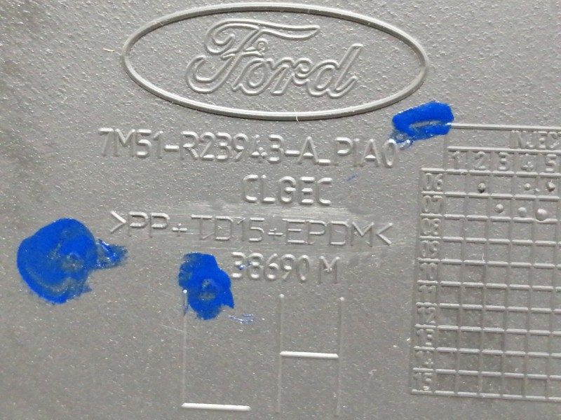 Recambio de guarnecido puerta delantera izquierda para ford c-max (cb3) ghia referencia OEM IAM 7M51R23943A  