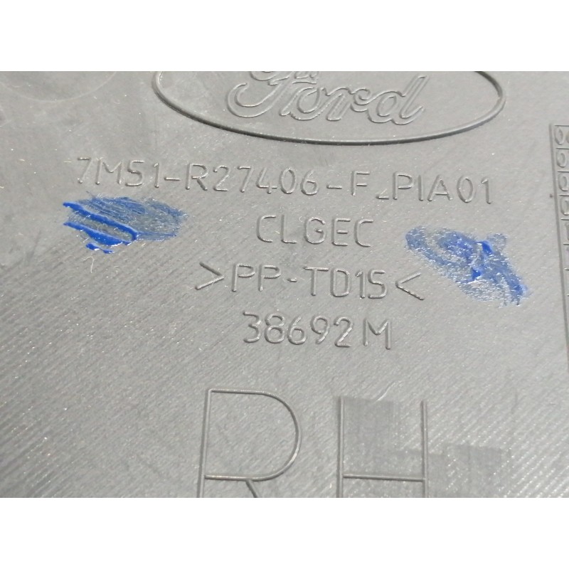 Recambio de guarnecido puerta trasera derecha para ford c-max (cb3) ghia referencia OEM IAM 7M51R27406  