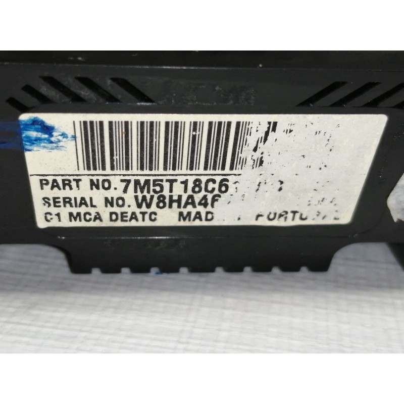 Recambio de mando calefaccion / aire acondicionado para ford c-max (cb3) ghia referencia OEM IAM 7M5T18C612AD  