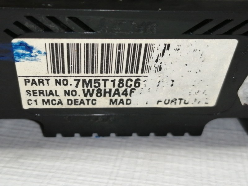 Recambio de mando calefaccion / aire acondicionado para ford c-max (cb3) ghia referencia OEM IAM 7M5T18C612AD  