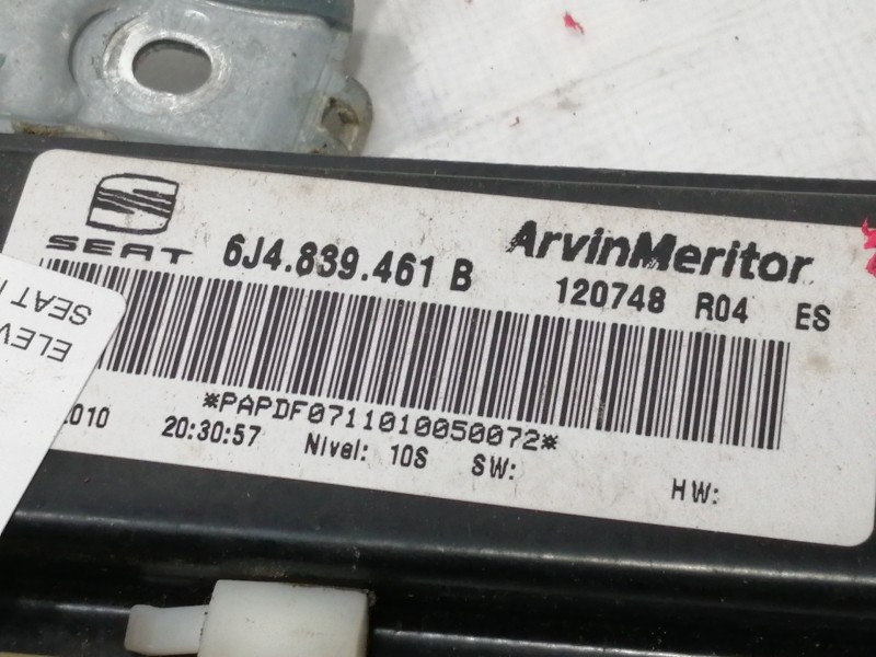 Recambio de elevalunas trasero izquierdo para seat ibiza (6j5) emoción referencia OEM IAM 6J4839461B  