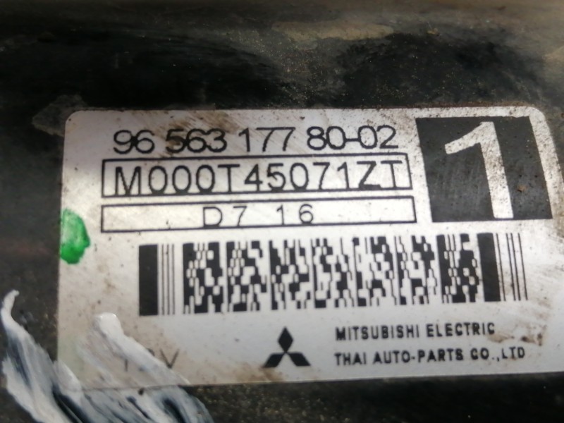 Recambio de motor arranque para citroën c3 1.4 furio referencia OEM IAM 9656317780  