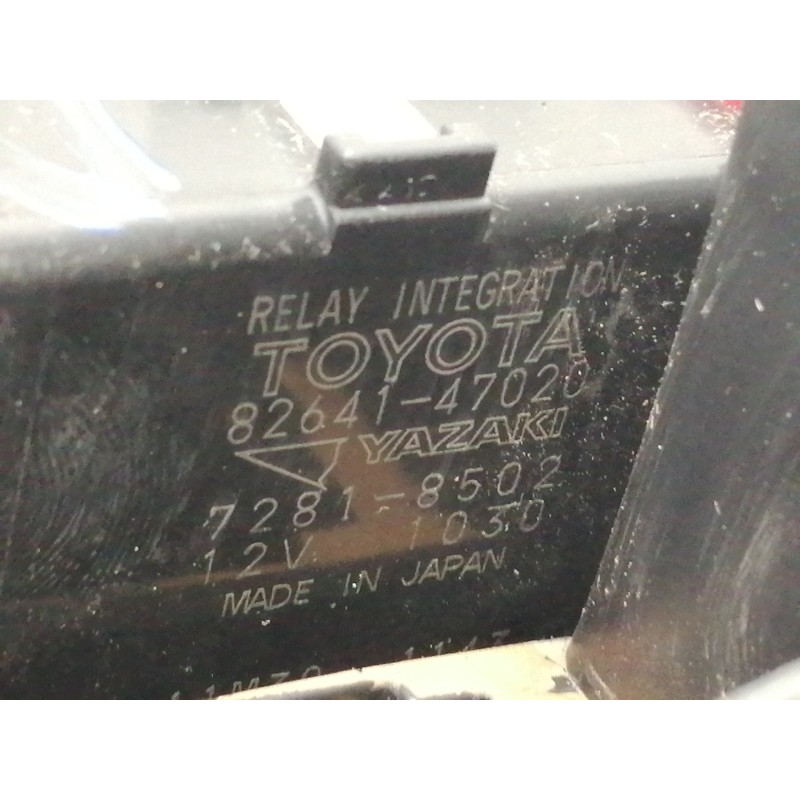 Recambio de caja reles / fusibles para toyota rav 4 (a3) advance referencia OEM IAM 3WXA1 72818502 8264147020 
