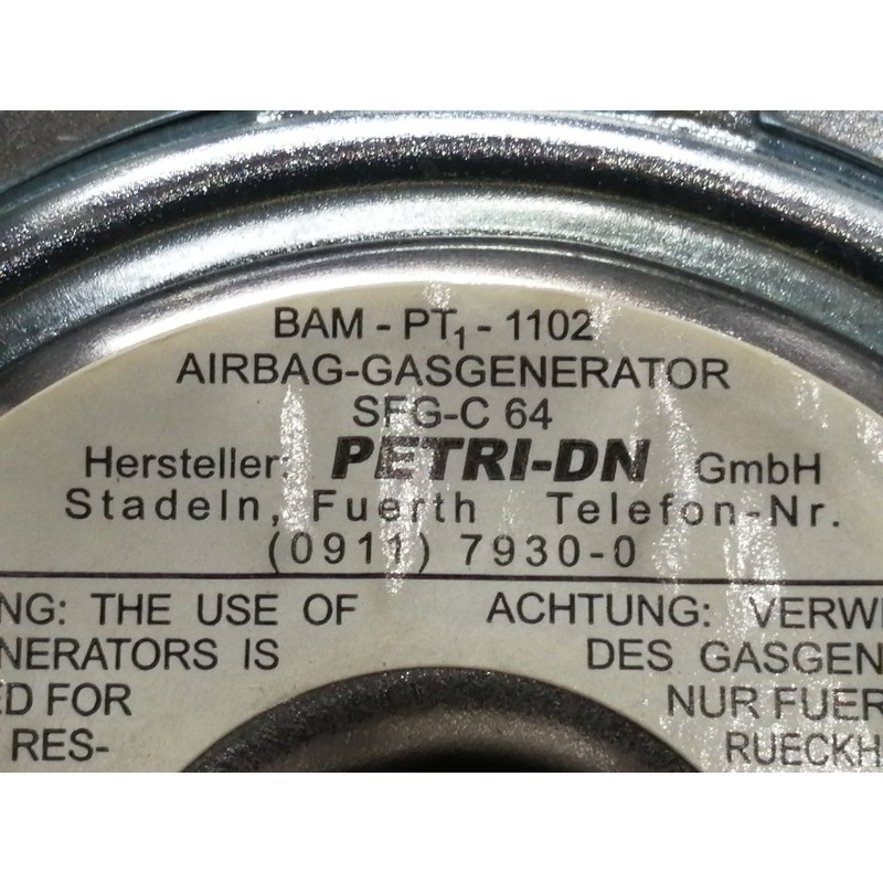 Recambio de airbag delantero izquierdo para volkswagen touran (1t1) trendline referencia OEM IAM 6018838  