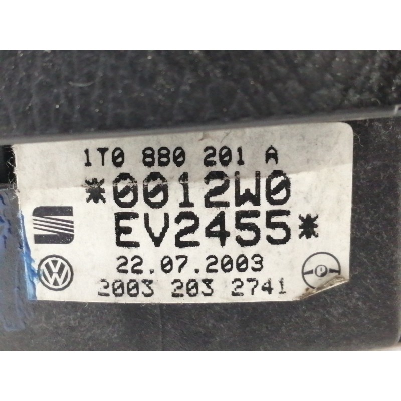 Recambio de airbag delantero izquierdo para volkswagen touran (1t1) trendline referencia OEM IAM 6018838  