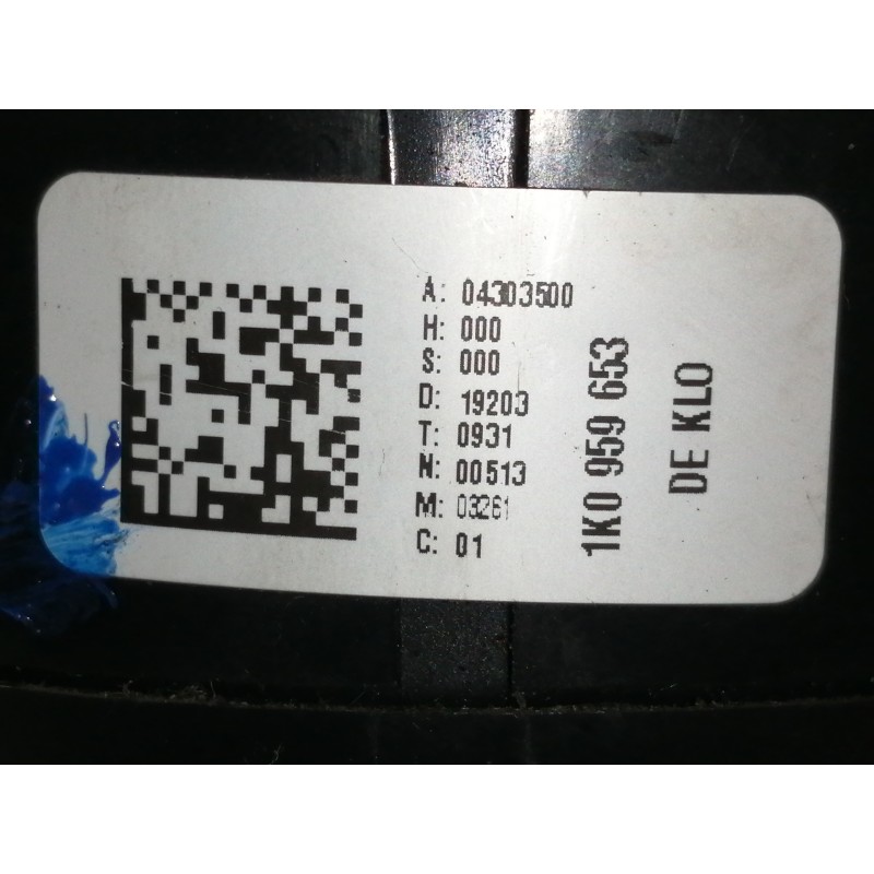 Recambio de anillo airbag para volkswagen touran (1t1) trendline referencia OEM IAM 1K0959653  