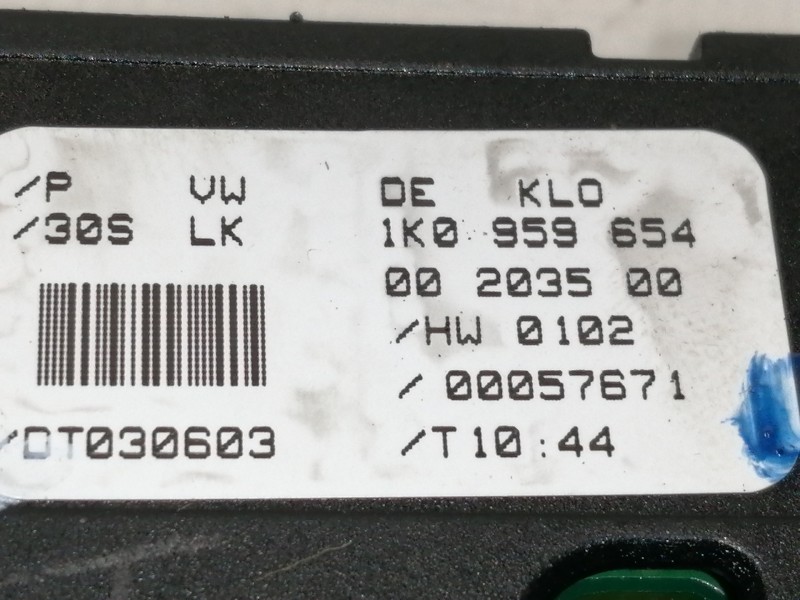 Recambio de modulo electronico para volkswagen touran (1t1) trendline referencia OEM IAM 1K0959654  