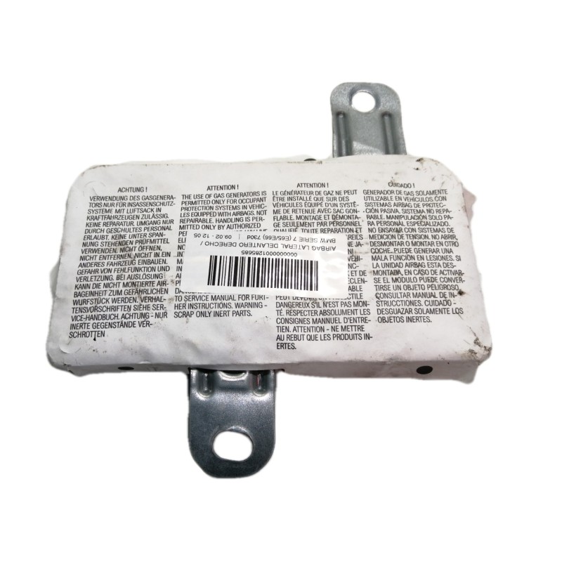 Recambio de airbag lateral delantero derecho para bmw serie 7 (e65/e66) 730d referencia OEM IAM 30321242B  